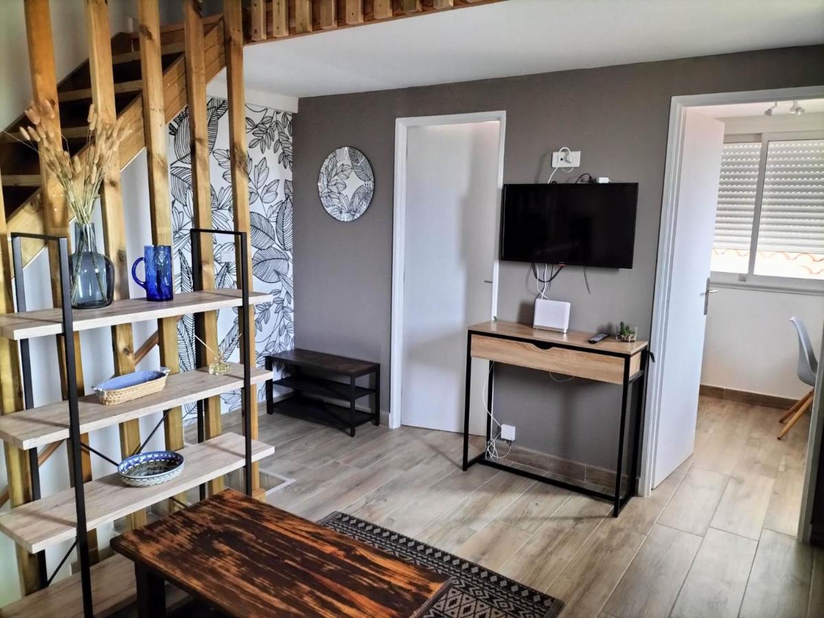 "Les Bambous" Studio Cosy Climatise Au Calme De 37 M2 Parking Gratuit A Argeles Sur Mer Luaran gambar